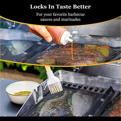 GrillBag - Återanvändbara Grillpåsar i Nät För BBQ