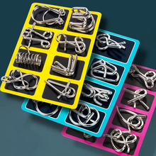 Kletshuts™ Metal Pussel: Barn Hjärngymnastik Metal Pussel Set 