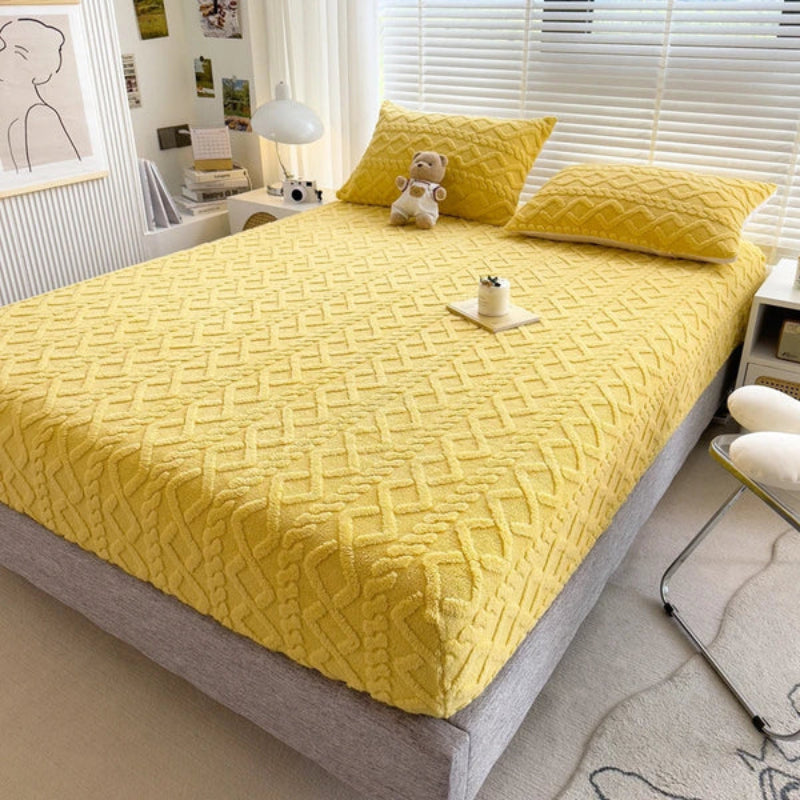 FluffySheets - Ultra Mjuk Och Varm Kvalitet Säng Ark Set