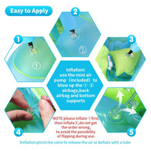 Kletshuts™ BabyFloat: Babypoolflotta Med Inbyggt Solskydd 