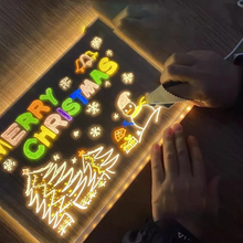 Kletshuts™ NoteBoard: LED-Lampa Akryl Antecknings- Och Ritbräda