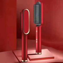 Rose® CeramicBrush- Hår Plattång Och Curler Borste 