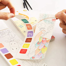 Kletshuts™ PocketWatercolor - Akvarellmålningsbok I Fickformat 