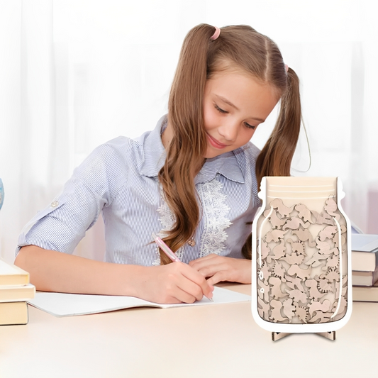 Kletshuts™ FunJar 1+1 GRATIS: Roliga Lärare Och Förälder Belöningsburk För Barn