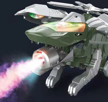 Kletshuts™ Dino - LED Transformerande Dinosaurie Helikopter Leksak 