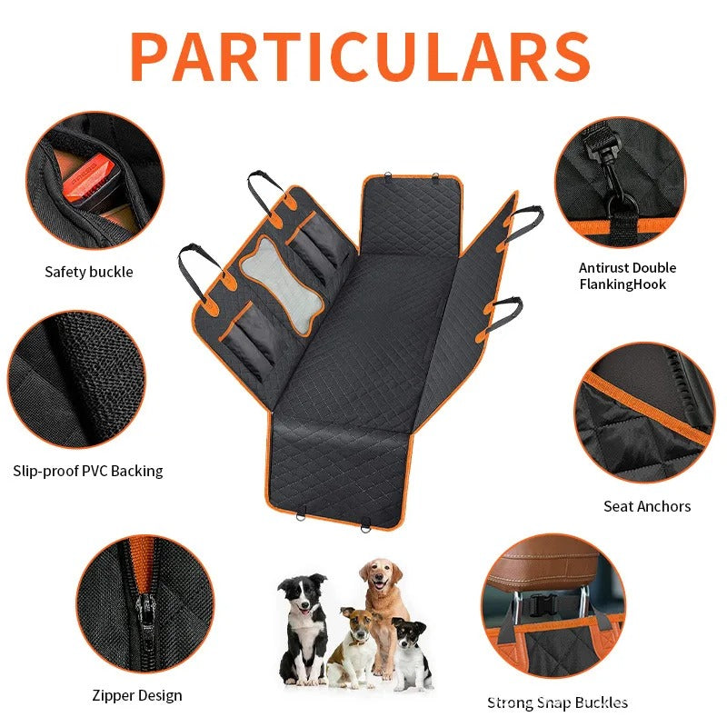 DogFri™ DogRide: Bekväm och Hopfällbar Hundbil Säte Överdrag