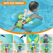 Kletshuts™ BabyFloat: Babypoolflotta Med Inbyggt Solskydd 