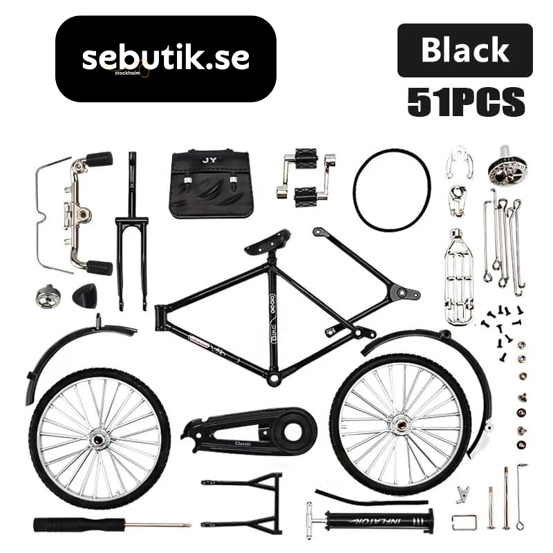 Kletshuts™ Cykel - Gör-Det-Själv-Cykel Modell Skala Leksak 