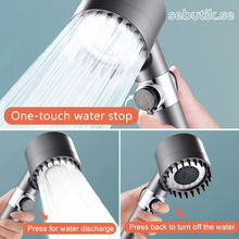 Borhe® Shower - 4 i 1 Massage Och Hudvård Multifunktionellt Duschmunstycke 