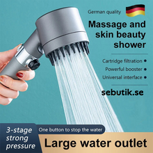 Borhe® Shower - 4 i 1 Massage Och Hudvård Multifunktionellt Duschmunstycke 