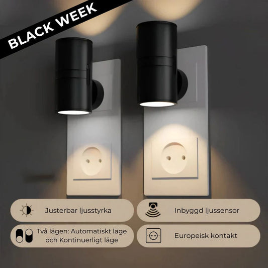 Alora - Trådlös Vägguttags Lampa