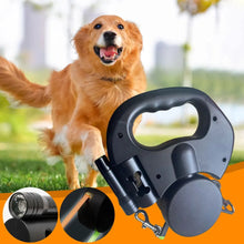 DogFri™ DoubleLeash: LED-Lys Double Huvud Utdragbar Hund Couple