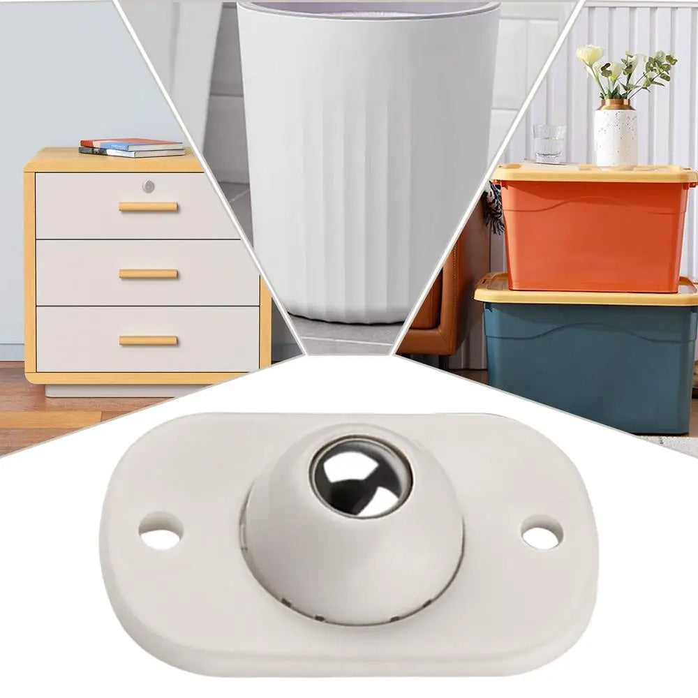 FurnitureWheels - Självhäftande 360° Roterande Möbler Hjul