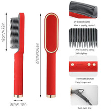 Rose® CeramicBrush- Hår Plattång Och Curler Borste 