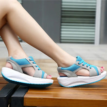 Happy™ MuffinSandaler: Utskuren Spets Upp Muffin Sandaler