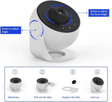 GalaxyProjector - 360° Roterande Galax Natt Ljus