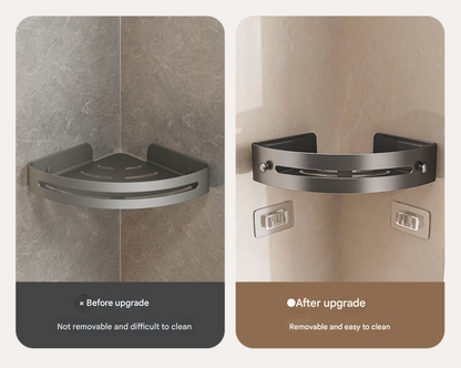 GlideHold® TriangleShelf: Punsch Fri Hörn Triangel Hylla