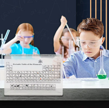 Sorry™ PeriodicTable: Glas Periodiska tabellen Element med ljus