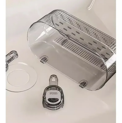 GlideHold® OrganizerRack: Organisatör Förvaringställ Med Vatten Avlopp Hål