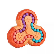 Kletshuts™ SensoryToy - 2 i 1 Rubiks Kub / Magisk Böna Gyro Fidget Spinner 