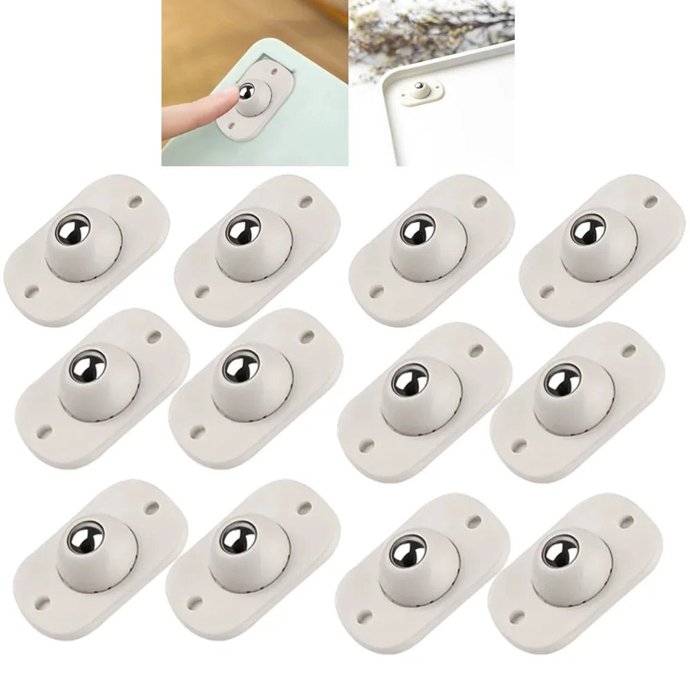 FurnitureWheels - Självhäftande 360° Roterande Möbler Hjul