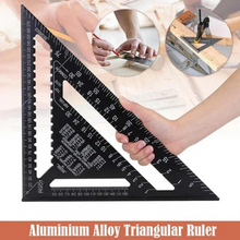 TriangleRuler - Aluminium Alloy Triangel Linjal För Träbearbetning
