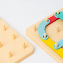 Kletshuts™ PuzzleBoard - Montessori Trä Pussel Styrelse Uppsättning 