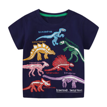 Icone™ DinoShirt: Barnens Glöd i Mörkret Dinosaurie T-shirt
