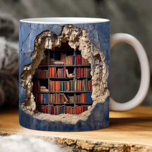 LibraryMug - 3D-biblioteksdesignmugg 