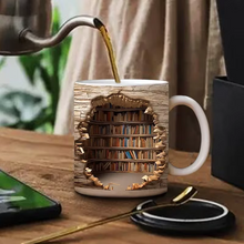 LibraryMug - 3D-biblioteksdesignmugg 