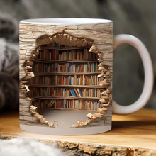 LibraryMug - 3D-biblioteksdesignmugg 