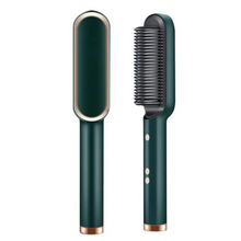 Rose® CeramicBrush- Hår Plattång Och Curler Borste 