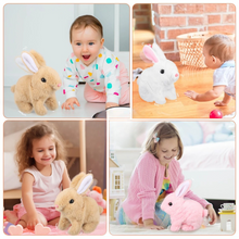 Kletshuts™ InteractiveBunny: Interaktiv Plysch Uppstoppad Kanin Leksaker