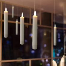 Ledsen™ FloatingCandles: Flytande LED-ljus med fjärrkontroll i form av en trollstav