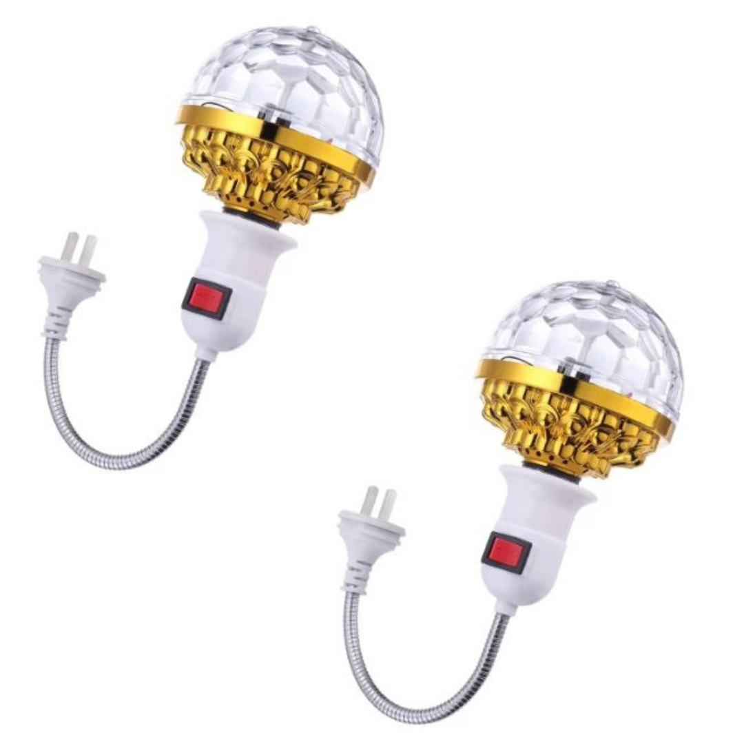 Ledsen™ DiscoBall 1+1 GRATIS: Färgglad Roterande LED Disco Ljuskula 