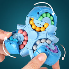 Kletshuts™ SensoryToy - 2 i 1 Rubiks Kub / Magisk Böna Gyro Fidget Spinner 