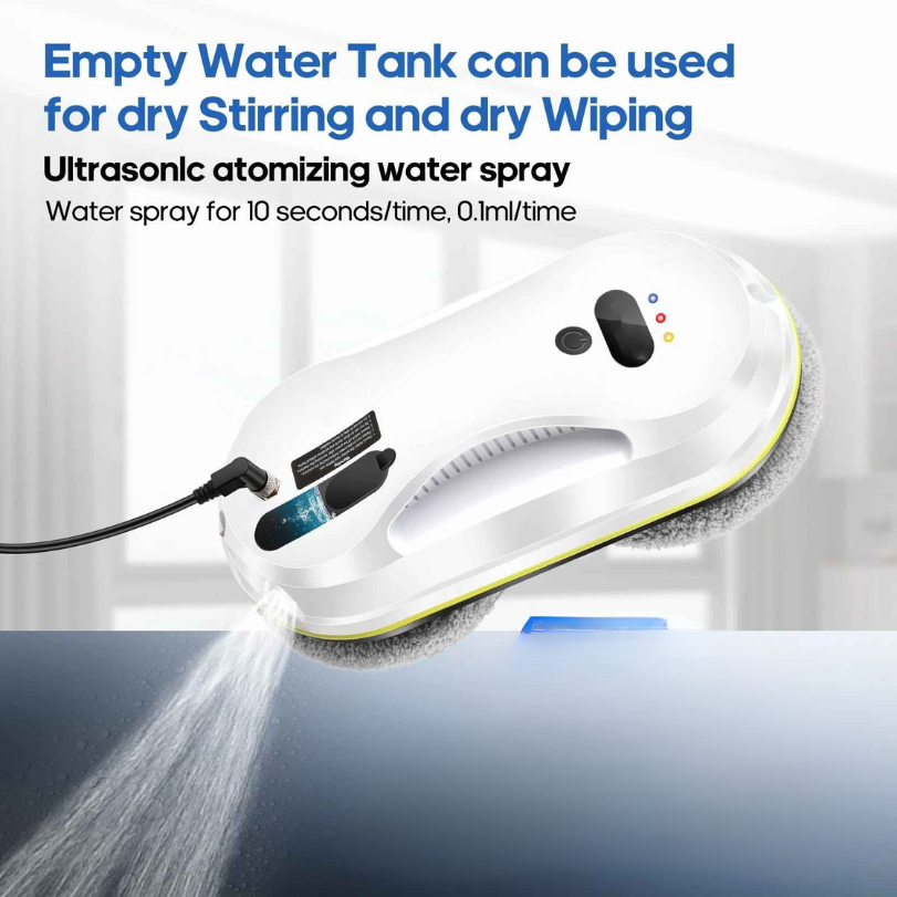 Cleaner Pro° CleaningBot: Smart Rengöring Robot Med Spruta Och Säkerher Sensorer