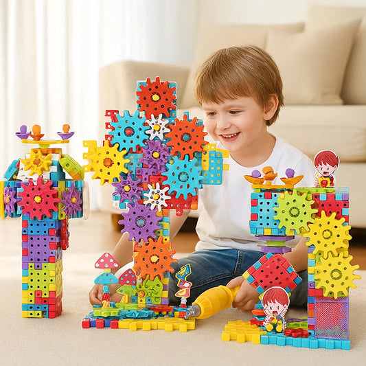 Kletshuts™ GearPuzzle: Fantastiskt Interaktivt 3D Utrustning Pussel Game Set