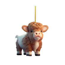 CowDecor - Tecknad Ko Jul Träd Dekoration 