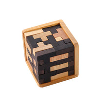 Kletshuts™ PuzzleCube: 3D Trä Rubics Pussel Cube
