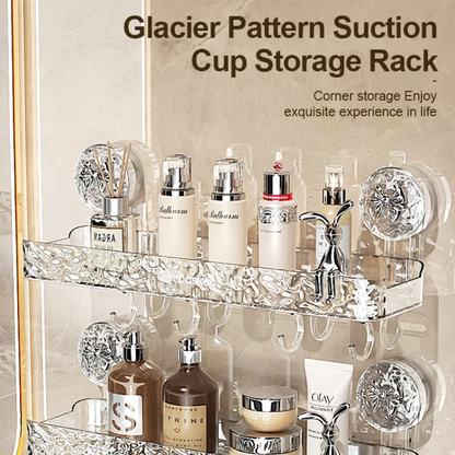 GlideHold® StorageRack: Lyxig No-Drill Arrangör Lagring Kuggstång