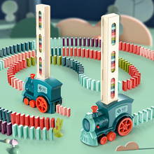 Kletshuts™ DominoTrain - Automatisk Domino Läggning Tåg Uppsättning
