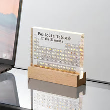Sorry™ PeriodicTable: Glas Periodiska tabellen Element med ljus