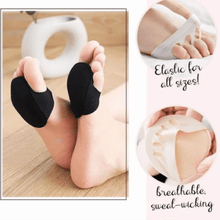 Happy™ FootPads 1+1 GRATIS: Tyg Framfotsinlägg