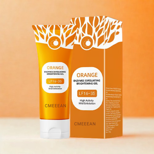 ExfoliatingGel 1+1 GRATIS: Orange Exfolierande Gel Mild Död Hud Borttagare