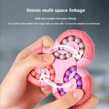 Kletshuts™ SensoryToy - 2 i 1 Rubiks Kub / Magisk Böna Gyro Fidget Spinner 