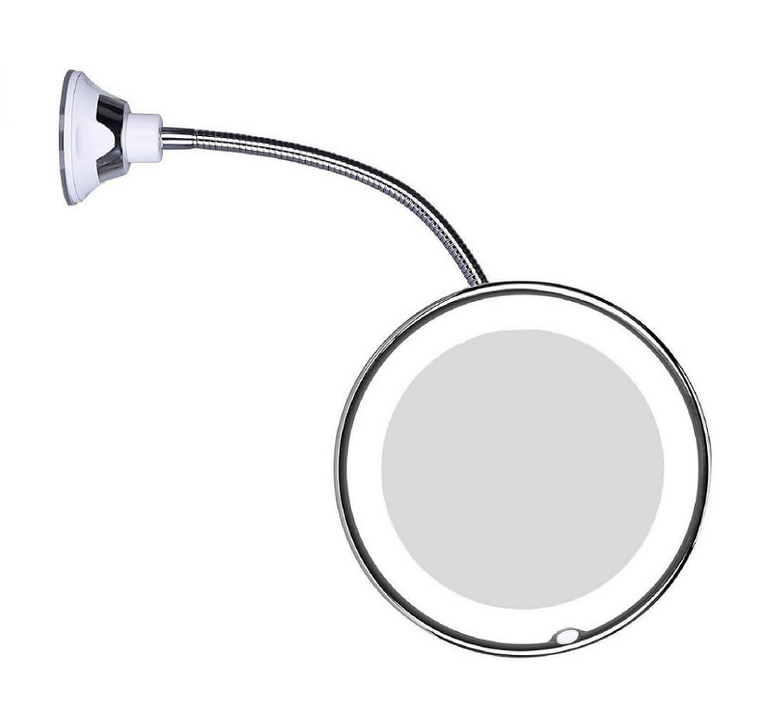 UltiFurni® FlexibleMirror - Förstorande LED Mirror Med Svanhals 