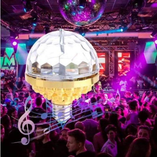 Ledsen™ DiscoBall 1+1 GRATIS: Färgglad Roterande LED Disco Ljuskula 