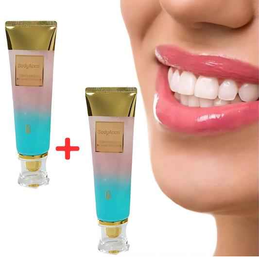 WhiteningToothpaste 1+1 GRATIS: Niacinamid Vitgörande Och Fläckborttagande Tandkräm