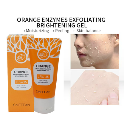 ExfoliatingGel 1+1 GRATIS: Orange Exfolierande Gel Mild Död Hud Borttagare